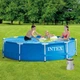 Каркасный бассейн Intex 28202NP 305×76 см, 4495 л, 3-слойный ПВХ, стальной каркас, с фильтром, Синий - изображение 1