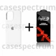 Чехол силиконовый Premium Silicone Case Full для Apple iPhone 13 Pro Max white + Подарок защитное стекло ESD Mietubl для Apple iPhone - изображение 1
