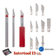 Набір скальпелів Intertool 13 од. (HT-0525) - зображення 1