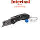 Ніж Intertool трапецієподібний алюмінієвий міні 9 мм (HT-0532) - зображення 1