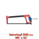 Ножовка по металлу Intertool 300 мм алюминиевая ручка (HT-3304) - изображение 1