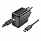Зарядний пристрій Hoco CS24A USB-C 25W + Type-C to Type-C Black - зображення 2