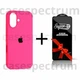 Чохол силіконовий Premium Silicone Case Full Cover для Apple iPhone 16 bright pink + Подарунок Захисне скло ESD Mietubl для Apple iPhone - зображення 1
