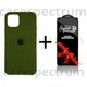 Чехол силиконовый Premium Silicone Case Full для Apple iPhone 11 Green + Подарок защитное стекло ESD Mietubl для Apple iPhone - изображение 1
