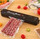 Вакуумний пакувальник для кухні Vacuum sealer Для продуктів та дому 90Вт 60кПа Чорний - изображение 1