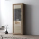 Витрина Frisco Tiziano левая 740х2035х413 мм Дуб античный/Бежевый глянец (7424-TZV71LB) - изображение 3