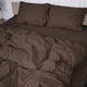 Простынь на резинке MirSon детская 80x160+10 см 19-1217 Chocolate Perla Ranforce Elite (2200007098835) - изображение 1