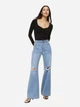 Боди-блуза женская H&M 1137323003c21 L Черная (1000000047107) - изображение 2