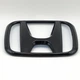 Емблема логотип Honda (ABS, чорний, глянець) 92*75 мм 75700-SNW-J01 - зображення 4