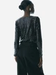 Боди-блуза женская H&M 1199877001c21 M Черная (1000000047165) - изображение 2