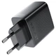 Мережевий зарядний пристрій ACEFAST A110 PD30W GaN з двома USB-C та висувним кабелем, Black - зображення 4