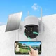 Уличная Wi-Fi камера видеонаблюдения Solar Wi-Fi Camera Q6 Защита IP65 Солнечная батарея Белый - изображение 6