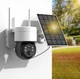 Уличная Wi-Fi камера видеонаблюдения Solar Wi-Fi Camera Q6 Защита IP65 Солнечная батарея Белый - изображение 7