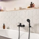 Набір змішувачів 3 в 1 для ванної кімнати Grohe QuickFix Start Black UA303301SQ - зображення 12