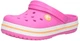 Сабо KIDS’ Crocband Clog J2 32 21,5 см Розовый полоса дыня - изображение 1