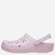 Chodaki damskie Crocs Classic Floral Cut Out Clog 210927-6ZW 39-40 (M7/W9) Jasnoróżowe (198445118142) - obraz 3