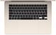 Ноутбук Apple MacBook Air 15.3" M4 16/512GB 2025 (MW1K3RU/A) (QWERTY+кирилиця) Starlight - зображення 2