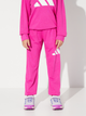 Детский спортивный костюм (свитшот + штаны) Adidas Lk Bl Ft Jog JC9728 104-110 см Малиновый (4067905979400) - изображение 4