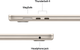Laptop Apple MacBook Air 15.3" M4 24/512GB 2025 (MC6K4RU/A) (QWERTY+cyrylica) Starlight - obraz 7