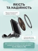 Складна бездротова зарядна докстанція MagSafe 3 в 1 магнітна зарядка док станція для айфона смарт годинника навушників Apple iPhone Apple Watch AirPods Black IW30-B - зображення 4