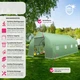 Плівковий теплиця у формі намету 18 m2 600 x 300 x 205 см - зображення 7