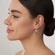 Сережки LUNET з білого золота 330691100 - изображение 2