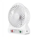 Портативный мини вентилятор UKC Fan HF39 с подсветкой, аккумуляторный 18650, USB Белый - изображение 5