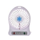 Портативный мини вентилятор UKC Fan HF39 с подсветкой, аккумуляторный 18650, USB Белый - изображение 7
