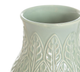 Wazon HOMLA Natto ceramiczny z tłoczeniami pistacjowy 15 x 24 cm (5904183885919) - obraz 2