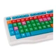 Дитяча бездротова клавіатура MEETION WK800 2.4G Kids wireless Keyboard RU/EN Layout білий - зображення 2