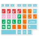 Дитяча бездротова клавіатура MEETION WK800 2.4G Kids wireless Keyboard RU/EN Layout білий - зображення 6