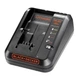 Зарядний пристрій BLACK+DECKER, для акумуляторних батарей 14.4 В, 18 В, для електроінструментів, вихідний струм 1 A, вага 0.53 кг - зображення 1