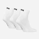 Набор женских носков коротких хлопковых Puma Unisex Quarter Plain 93858909 35-38 3 пары Белый (8720245637695) - изображение 2