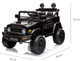 Електромобіль Milly Mally Toyota FJ Cruiser Чорний (5901761129229) - зображення 13