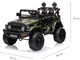 Pojazd elektryczny Milly Mally Toyota FJ Cruiser Army (5901761129236) - obraz 9