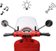 Електромобіль Milly Mally Vespa GTS Super Червоний (5901761129786) - зображення 3