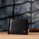Портмоне мужское для карточек из натуральной кожи ST Leather Accessories leather-23092 Черное - изображение 8