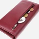 Кошелек женский для карточек из натуральной кожи ST Leather Accessories leather-23098 Бордовый - изображение 8
