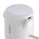 Портативний насос Baseus PocketGo Portable Air Pump 1600 mAh with LED lamp (C11157700221-00) Stellar White - зображення 4