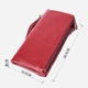 Кошелек женский для карточек из натуральной кожи ST Leather Accessories leather-23108 Бордовый - изображение 3