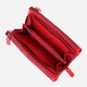 Кошелек женский для карточек из натуральной кожи ST Leather Accessories leather-23109 Красный - изображение 6