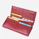 Гаманець жіночий для карток з натуральної шкіри ST Leather Accessories leather-23113 Бордовий - зображення 6