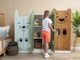 Детский шкаф Монтессори "Олень" BUSY WOOD 114х50х42 см - изображение 4