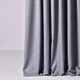 Ткань портьерная однотонная Лофт, 315 см, 210 гр/м2, шторная ткань, ткань для штор, шторы, портьеры, гардины, ткань гардинная V-17 сіра м.п. - изображение 1
