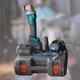 Беспроводная болгарка с 2 аккумуляторами 48V Duku Tool, аккумуляторная угловая шлифмашина в пластиковом кейсе GBK-248-Blue/Black - изображение 1