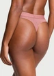 Комплект білизни (ліф+трусики стрінги) Victoria's Secret (2133866322313) 75С/S Коричневий - зображення 5