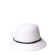 Шляпа женская с ремешком LuckyLOOK Синтия One Size Бело-черный 734-401 - изображение 6