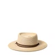 Капелюх порк-пай з шнурком LuckyLOOK Емері One Size Бежево-коричневий 734-081 - зображення 3