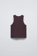 Топ Zara пд10935 коричневий 164 - изображение 2