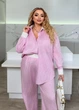 Женский костюм в полоску 441784 Розовый 52-54 - изображение 2